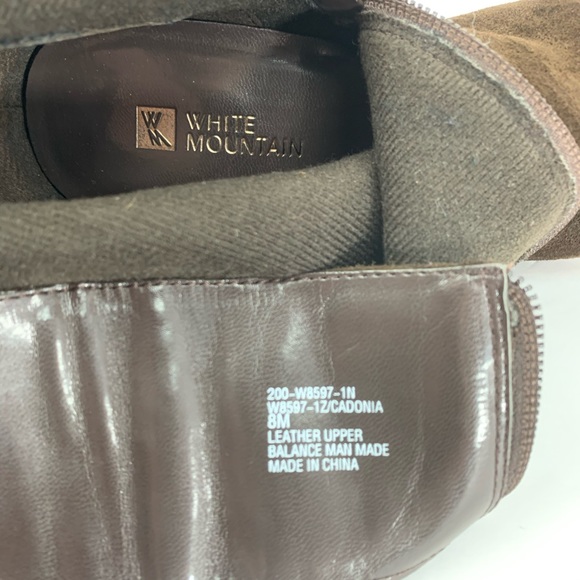 White Mountain / Slouch Leather Pointed Toe Heel - Picture 7 of 8